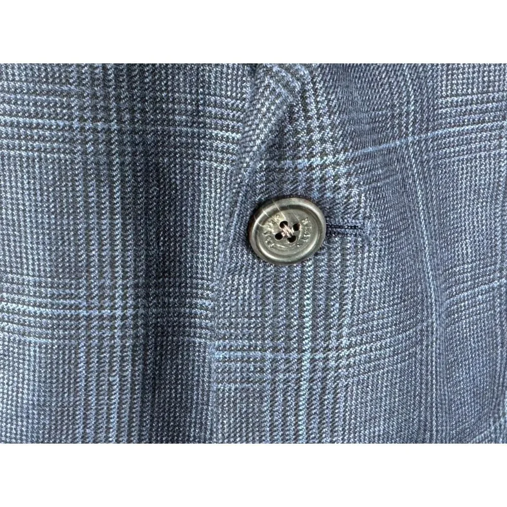 Proper Cloth REDA Bedford Jacket Men 54/3XL? NWOT Navy Glen‎ Plaid Lightweight